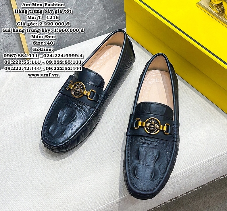 T1216 - Màu: Đen - Size: 40